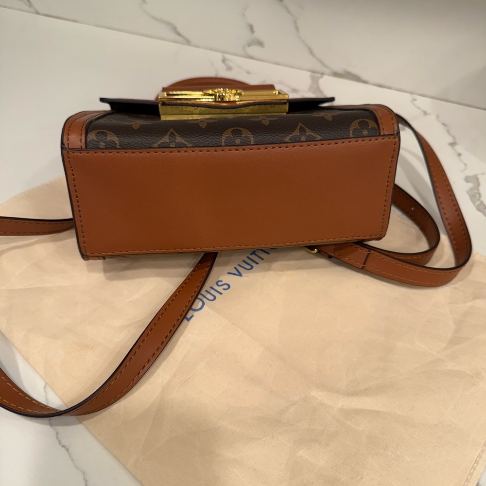 Louis Vuitton Brown and Tan Monogram Mini Bag - Picture 7 of 7
